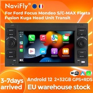 2Din Stereo Car Radio Wireless Carplay For Ford Focus Mondeo S/C-MAX