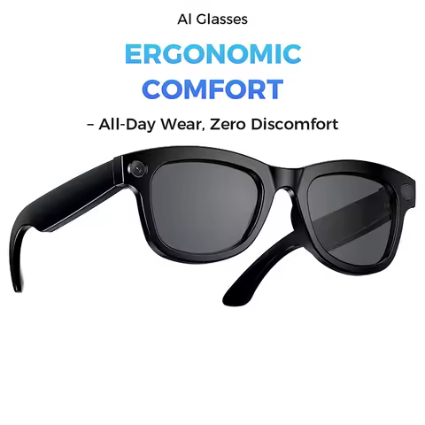 M01 Pro Smart Glasses With Camera 8 Million Pixels Photo Video Recording Supports AI translation Obj