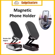 Magnetic Car Phone Holder Foldable Dashboard Cell Phone Car Mounts Adjustable 360 Degree Rotation Ma