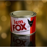 MERAH Fox Plus Glue 300 Gram Can | Fox Yellow Glue 300 Gr Multipurpose Glue | Fox Glue Multipurpose 