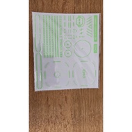 emo desktop pet robot fluorescent decorative sticker