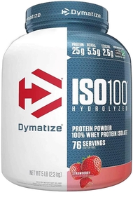 Dymatize ISO100 Hydrolyzed Protein Powder 100% Whey Isolate Protein 5 Lbs/71 Servings เวย์โปรตีนไอโ
