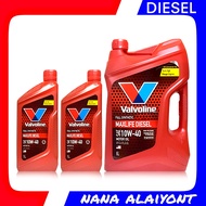 Valvoline Maxlife Diesel 10w-40 ปริมาณ 8 ลิตร น้ำมันเครื่อง วาโวลีน แม๊กซ์ไลฟ์ ดีเซล สังเคราะห์แท้