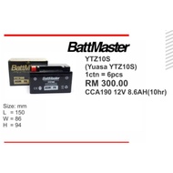 BattMaster YTZ10S AGM Battery MT09 MT07 VULCAN S S1000RR KTM 690 Duke Tracer Z650