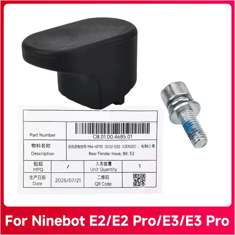 Original Rear Fender Hook Splash Guard Pothook With Screws For Segway E2/E2 Pro/E3/E3 Pro Electric S