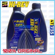 4T Oil HIREV 4T735 4T 735 15W-50 Semi Synthetic 1 Liter Super Racing ORIGINAL Engine Oil HI-REV Miny