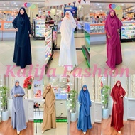 Syarifah Series By Dzhira Hijab / Gamis Syari Polos / Gamis Syari Set