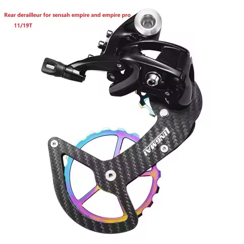 SENSAH Rear Derailleur 11/12 Speed LONG Cage (Max. 34 Teeth ) Road Bike Derailleur Carbon Cage For S