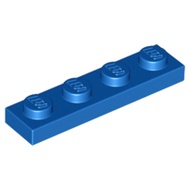 Lego 3710 Plate 1 x 4 blue