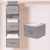 WEILIANG Foldable Hanging Wardrobe Organizer Closet Storage Bag  Clothes Storage Box Cloth Organsier