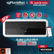 Ariston x sgPlumbMart NEW Andris Slim2 LUX-D WI-FI SL20 / 30 liters Electric Storage Water Heater Ariston Heater Slim2 Wifi