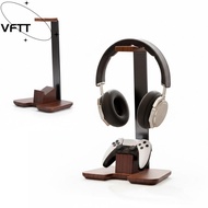 VFTT Headphone Stand, Detachable Creative Headset Stand,  Universal Wooden Headphone Holder Desk Acc