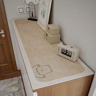 Simple Leather Table Mat Home Entrance TV Cabinet Dining Table Cloth Shoe Cabinet TV Cabinet Table S