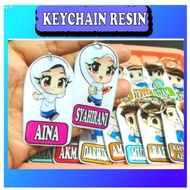 Cenderahati Keychain Murid  Custom Murah Resin Gift Cute