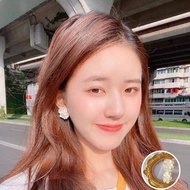 -"First Love" Zhao Lusi Stud Earrings First Love Flower Ear