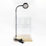 JBJ 7W/25CM PALUDARIUM LED LIGHT STAND w WOOD BASE & TANK COMBO (JBJ FLJOTA 18 x 18 x 30CM)