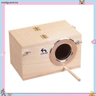 Pet Wood Parakeet Budgie Cockatiel Breeding Nesting Bird Avery Cage Box YW