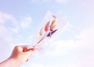 (彩)幸福棉花糖花束-小   乾燥花 情人節 婚禮小物 送禮  生日禮