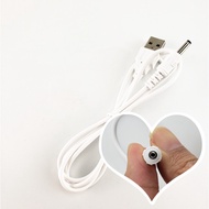 USB A to  DC 3.5mm* 1.35mm 5 Volt DC Barrel Jack Power Cable type M~  98cm -1 Meter -1.12 Meter -Whi