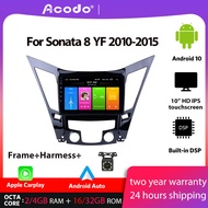 ACODO 2+32G Android 10.0 Car Radio Multimedia Player For Hyundai Sonata 8 YF 2010-2015 Navigation GPS 2 din