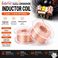 LUOYAO1 Speaker Crossover Inductor Coil, 0.6mm Copper Audio Inductor Coil, Durable 0.2mh-2.0mh Induc
