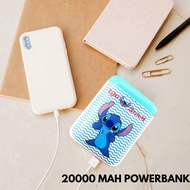 [ READY STOCK ] A4 Cute Mini Powerbank Dual Output Powerbank &lt;20000Mah&gt; FREE POUCH BAG &amp; Usb cable