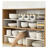 Aito adjustable cupboard organizer cupboard divider for bowls and plates made of plastic