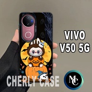 HP Case VIVO V50 5G/CC41 CUTE motif/ VIVO V50 5G hologram casing hybrid imd/silicon