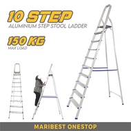 10 Step Foldable Aluminium Step Stool Ladder SAL10