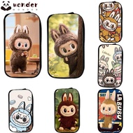 WONDER Labubu Pencil Bag, Large Capacity Cute Cartoon Pencil Cases, Gift Stationery Bag