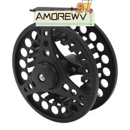 AMOR12WV Fly Fishing Reel, Left Right Hand Retrieve 9/10 WT Casting Fly Reel, Portable 3 Bearings Zi