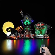 Nitemode Compatible with Lego 21351, Upgraded Disney Tim Burton's The Nightmare Before Christmas Mod