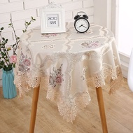 Small Round Table Tablecloth Cover Cloth Tablecloth Bedside Table Cover Cloth Square Rectangular Tab