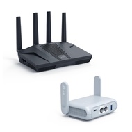 GL-MT6000 (Flint 2) WiFi 6 Router & GL.iNet GL-MT3000 (Beryl AX) Pocket-Sized Wi-Fi 6 Wireless Trave