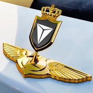 โลโก้รถยนต์ DEEPAL SL03/S05/L07/G318/S7/S07/S09 สติกเกอร์ตกแต่งภายในตลก สติกเกอร์ตกแต่งภายนอกสีดำ กั