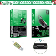 EC [3 In 1 Headphone Adapter] Plextone Suitable For Samsung Z Flip 2 3 4 5 6 7 Charging Audio Conver