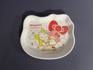 Little Twin Stars x Hello Kitty 40th 40週年特別版 紀念版 雙子星 吉蒂貓 膠碟 (約 12.5cm x 10.5cm)