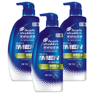 head&shoulders 海倫仙度絲 男士頭皮護理去屑洗髮乳 淨爽控油  750ml  3瓶