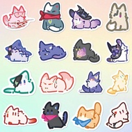 65Pcs/Lot Game  Stationery Stickers Jingliu Dan Heng·Imbibitor Lunae Tingyun Fugue Dr. Ratio Boothil