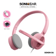 SonicGear Xenon 3U / Alcatroz XP 3U USB A Stereo Wired Headphone with Microphone | Light Weight | Clear Audio