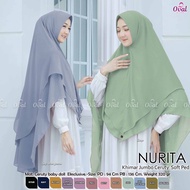 Jilbab Kerudung Hijab Khimar Instan Ceruty Babydoll 2 Dua Layer Polos Super Syar'i Jumbo Oval Lancip Soft Pet Ped Premium Berlabel Murah Warna Hitam Navy Sage Olive Dusty Abu Muda Lavender Mustard Kuning Kunyit Trasi Terbaru 2023 2024