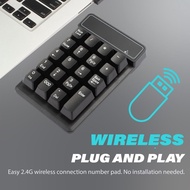 Mini 2.4G Wireless USB Wired Numeric Keypad Numpad Keyboard 19 Keys Digital Number Pad for Windows X