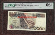 Uang Kuno 5000 Rupiah Sasando Rote PMG