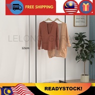 Ampaian Baju/ ampaian baju stainless steel penyangkut baju besi Satu Tiang Pengeringan Rak Lantai Ru