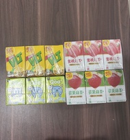 檸檬茶，蘋果綠茶，蜜桃紅茶同Qoo