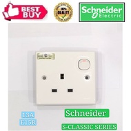 13A Switch Socket E15R (S-CLASSIC) (SCHNEIDER) (SIRIM APPROVED)