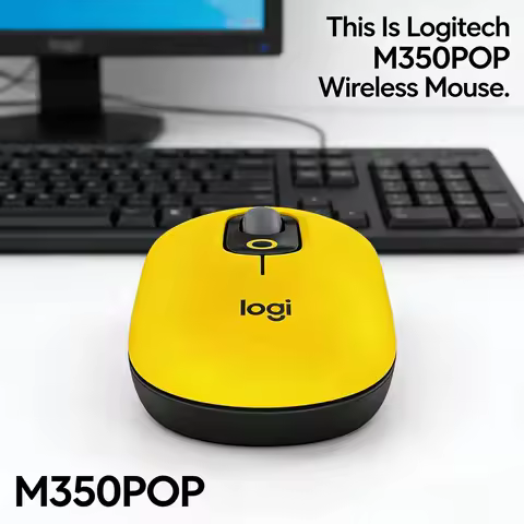 Logitech M350 POP, Silent Buttons & Precise Tracking