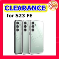Ringke Fusion clear casing for Samsung Galaxy S23 FE casing cover 2by2