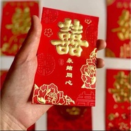 Red amplop angpao shuangxi merah imlek pernikahan wedding angpao sangjit