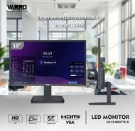 MONITOR LED VARRO 19" INCH HDMI & VGA HD 75Hz